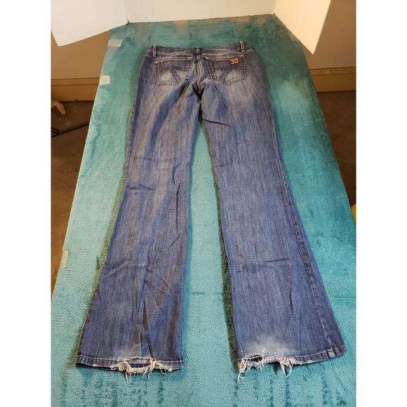 Joes Jeans Sz 29 Womens Blue Pants Ladies Stretch Mid Rise Honey Bootcut USA - Picture 10 of 13